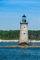 Ram Island Ledge Lighthouse Tower in Maine